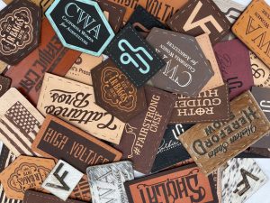 variety of patches in a pile