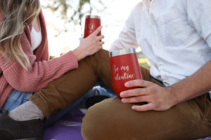 valentine wine tumbler