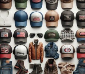 different apparel items like hats tumblers and more custom